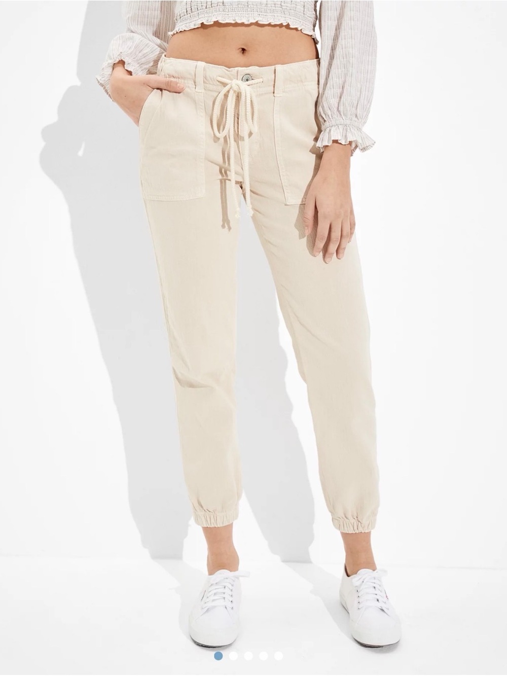 NWT AE Stretch Tomgirl Utility Jogger (4 Tall)